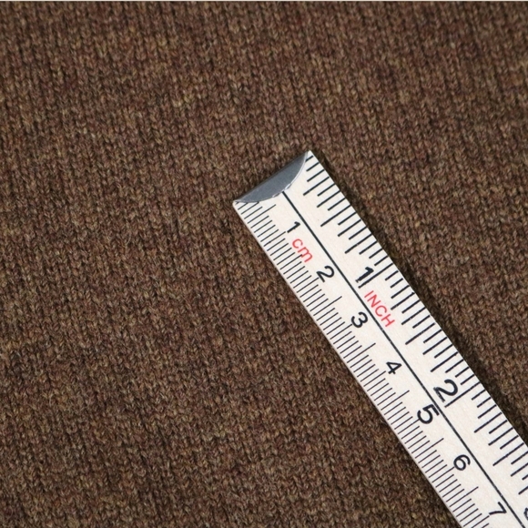 Vintage Alan Paine Pure Lambswool V Neck Sweater Made in England Size Large - Picture 11 of 12